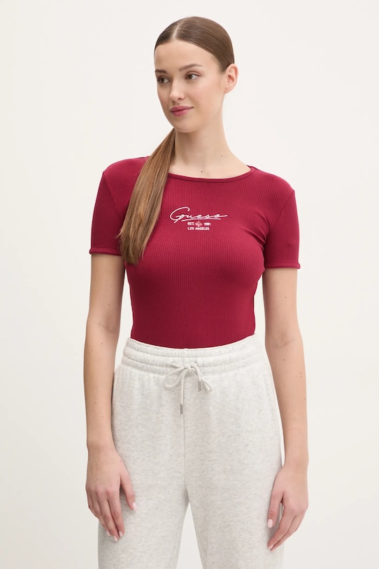 

Футболка SUZANNE Guess, бордовый
