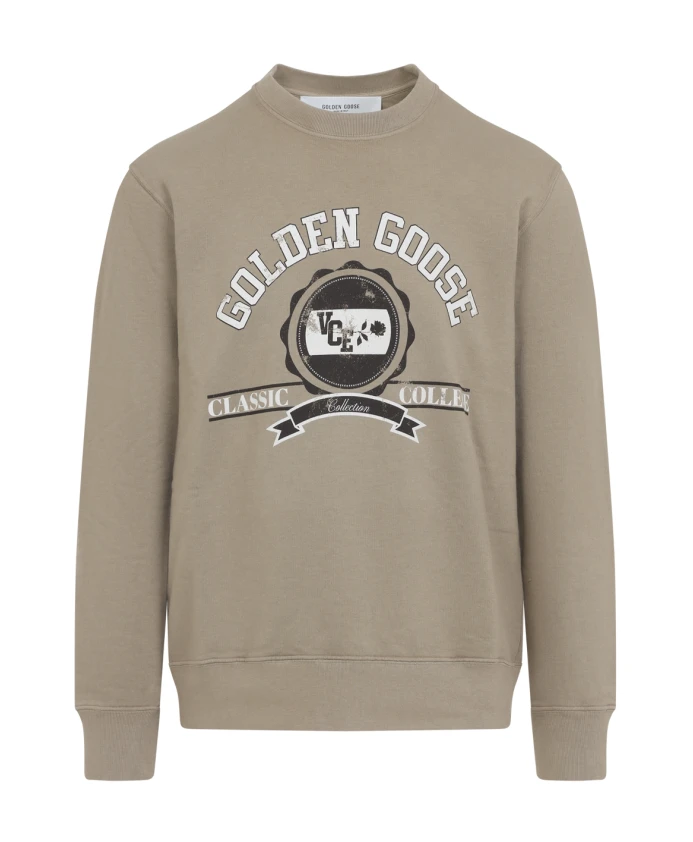 

Свитшот Journey с круглым вырезом Golden Goose, бежевый