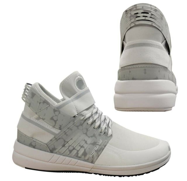 

Мужские кроссовки Skytop против серого цвета на шнуровке 08032 102 b50e Supra, белый