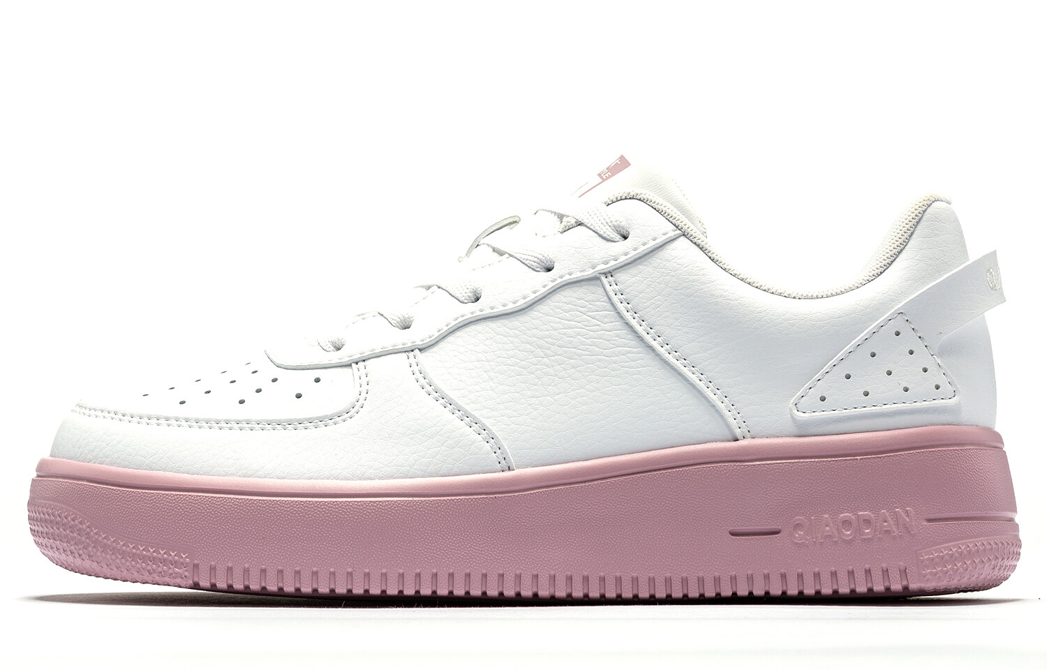 

Кроссовки QIAODAN Skateboarding Shoes Women's Low-top White/Pink, розовый