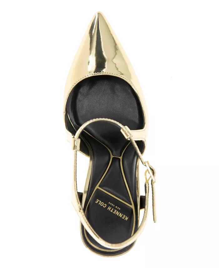 Женские туфли-лодочки Romi Ankle Sling Back Kenneth Cole New York, золотой — фото 4