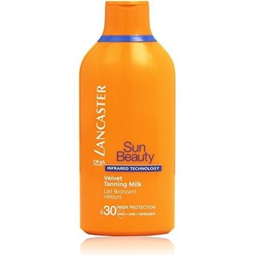 Бархатное молочко для тела с SPF 30 - 400мл Lancaster Sun Beauty Velvet Milk — фото 2
