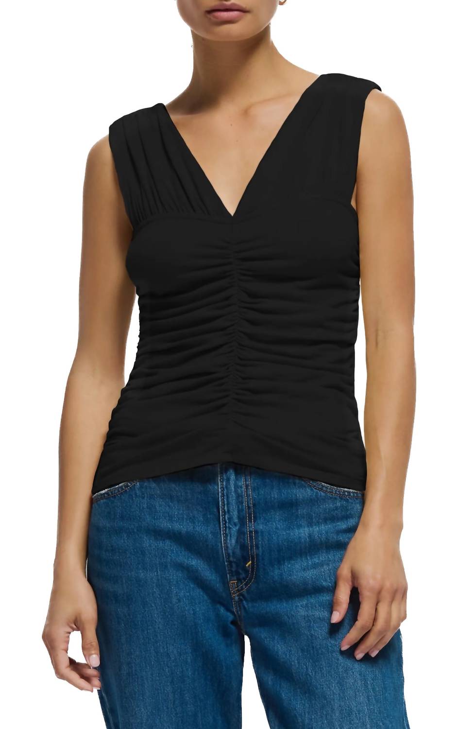 

Топ Raquel Shirred в цвете Jet Black Nation LTD