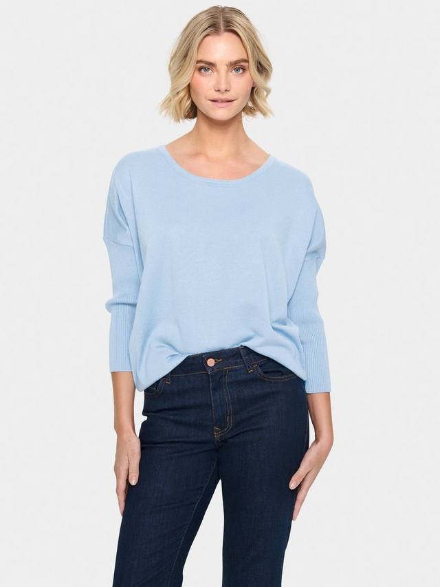 

Джемпер с рукавом mila 3/4 Saint Tropez, цвет Chambray Blue