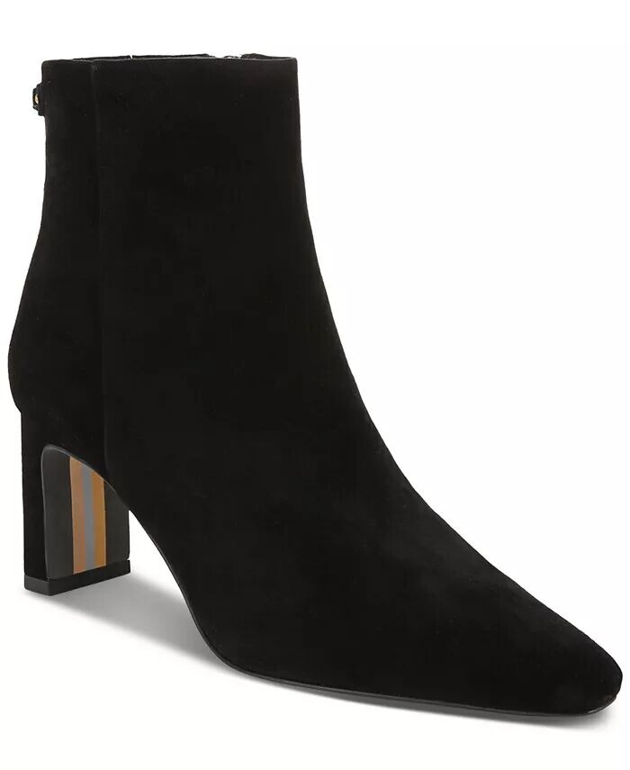 Женские ботильоны Saige с коротким носком Sam Edelman, черный