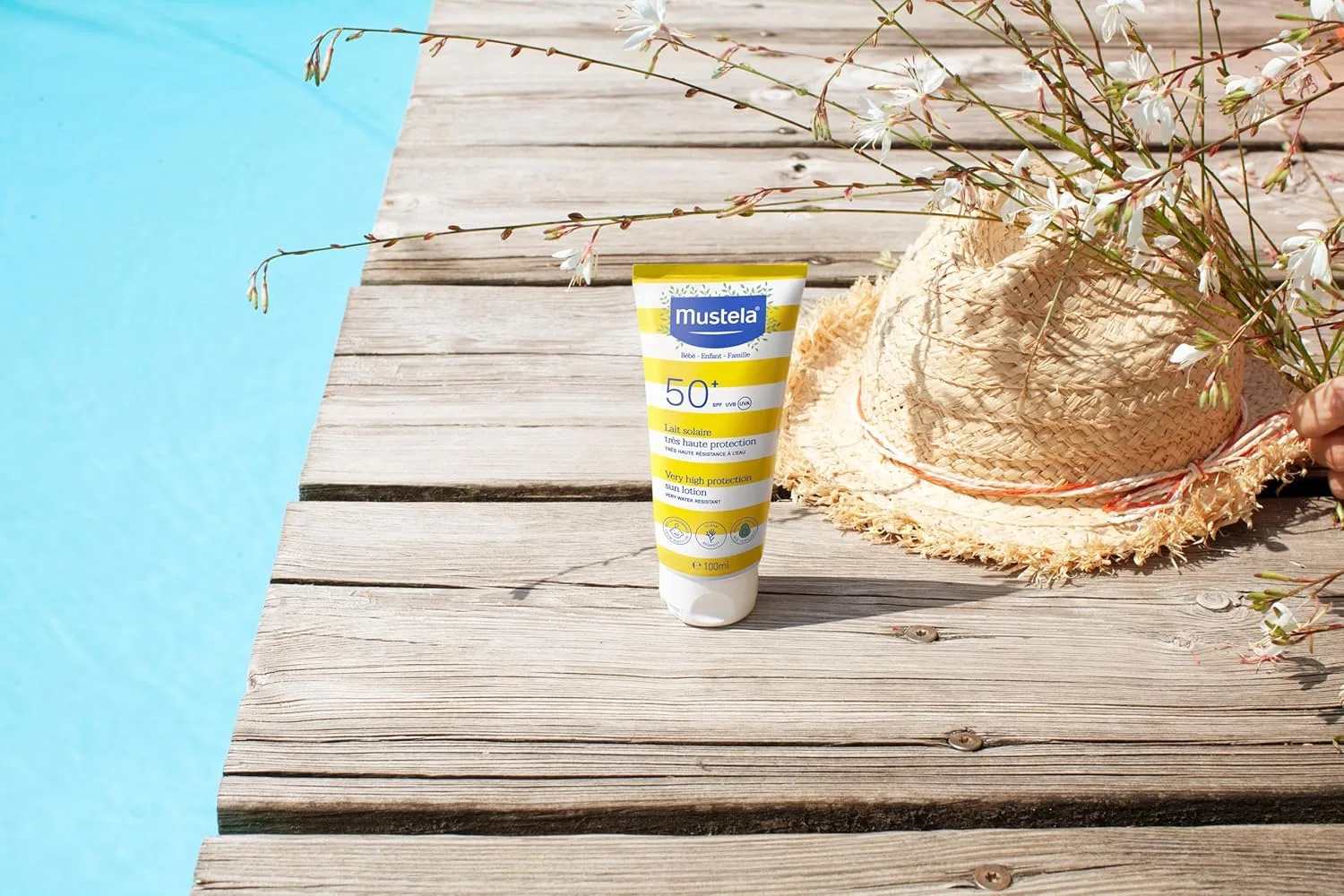 Солнцезащитный лосьон SPF 50 для лица и тела с авокадо «Sun Lotion» от Mustela Mustela — фото 3
