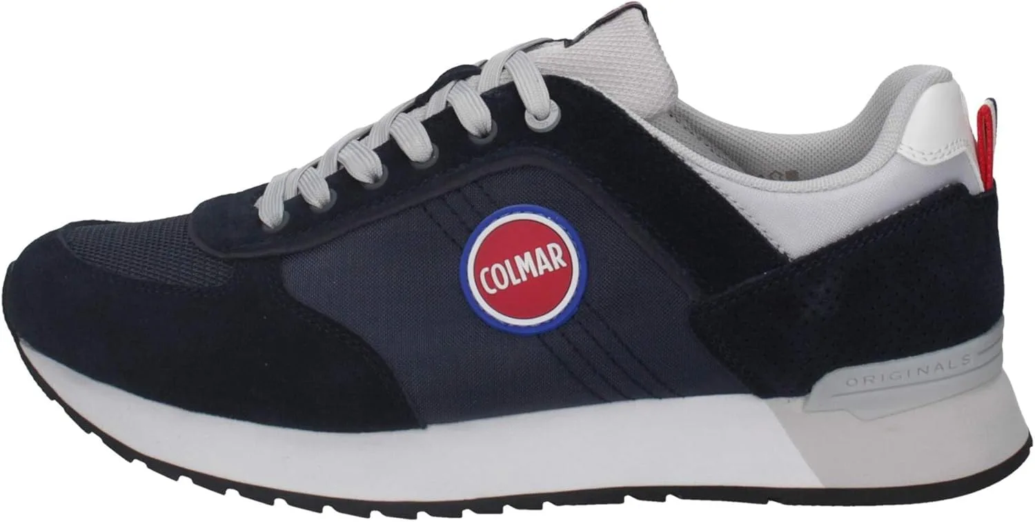 Кроссовки COLMAR Travis Authentic 001, темно-синие, светло-серые