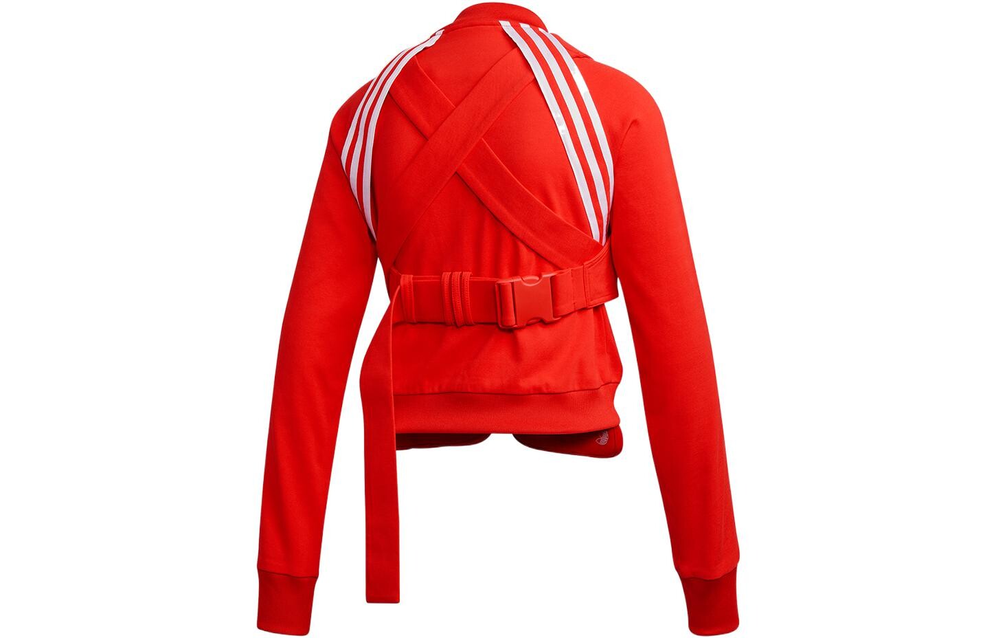 Куртка Trefoil X Jwc Co-branded Edition женская красная Adidas Originals — фото 2