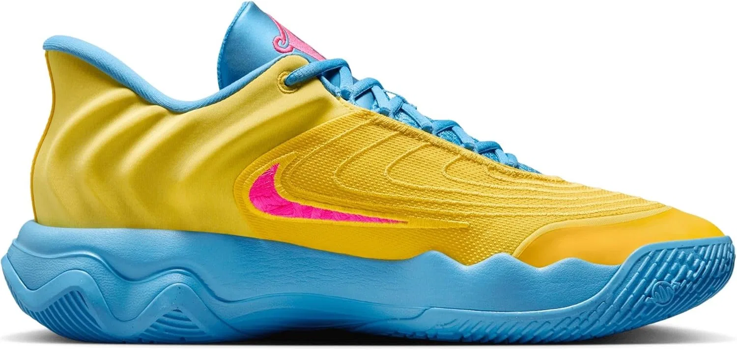 Баскетбольные кроссовки Giannis Immortality 4 FQ3680 NIKE, Lightning University Blue Barely Volt Hyper Pink — фото 2