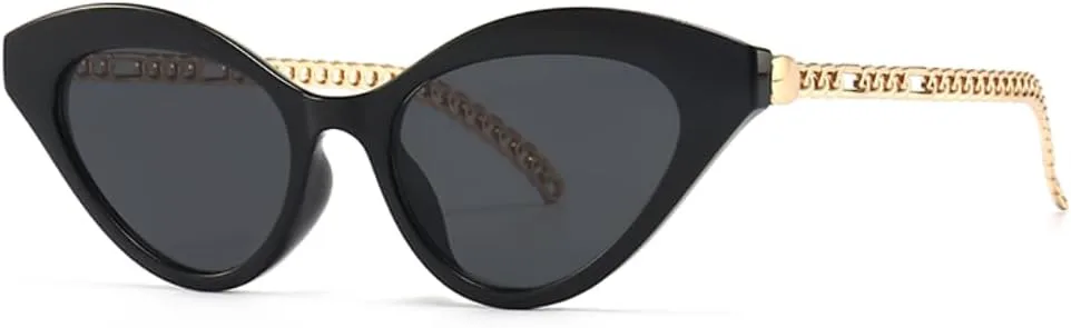 

Солнцезащитные очки с защитой UV400 | Компактная легкая оправа, цветные линзы | Для женщин и мужчин, для занятий спортом на открытом воздухе и вождения DSVIGF, Black