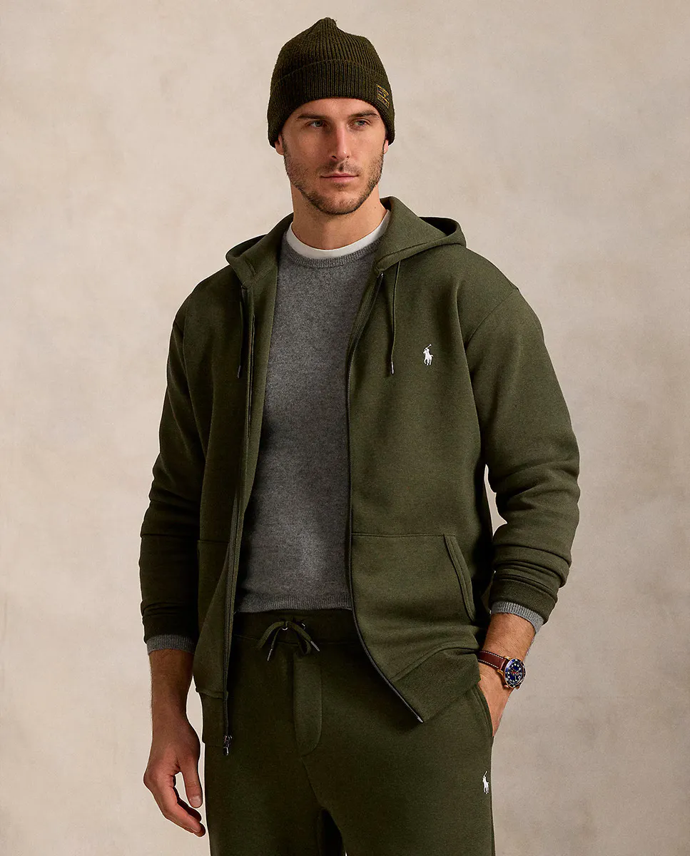 

Мужская толстовка с капюшоном больших размеров Polo Ralph Lauren, темно-серый