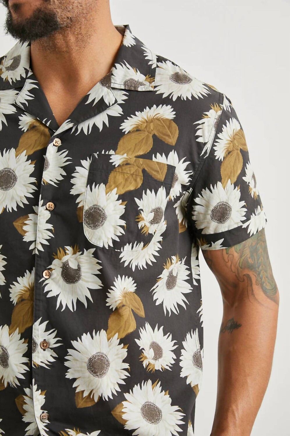 

Черная рубашка Moreno Sunflower Twirl Rails