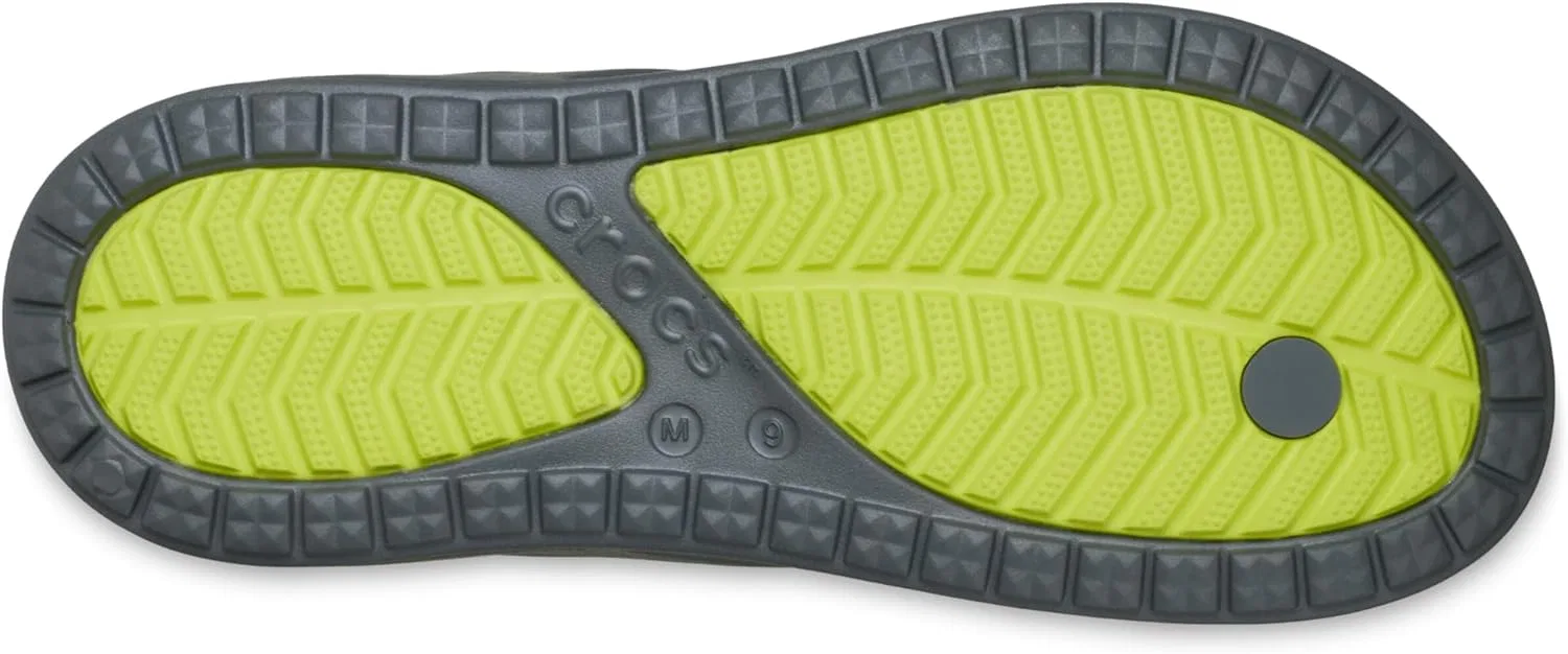 Сланцы Crocs, Slate Grey/Citrus — фото 3
