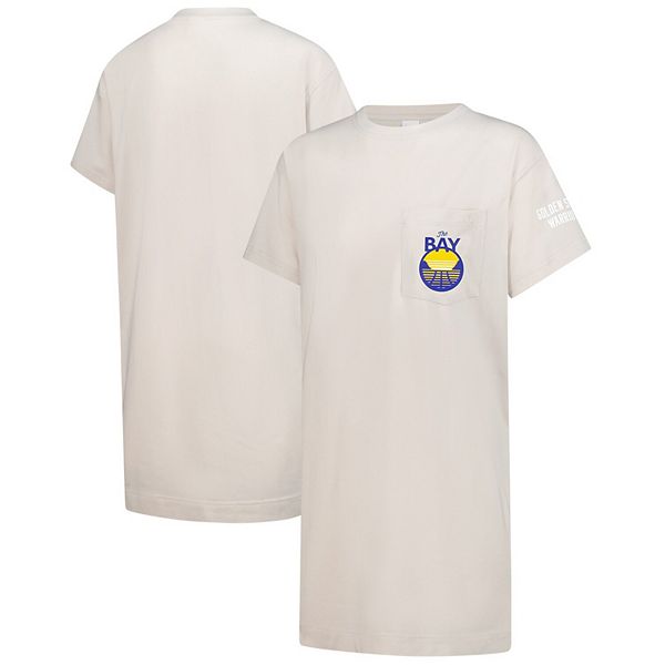 

Женское платье-футболка Lol Cream Golden State Warriors Effortless Tri-Blend Unbranded