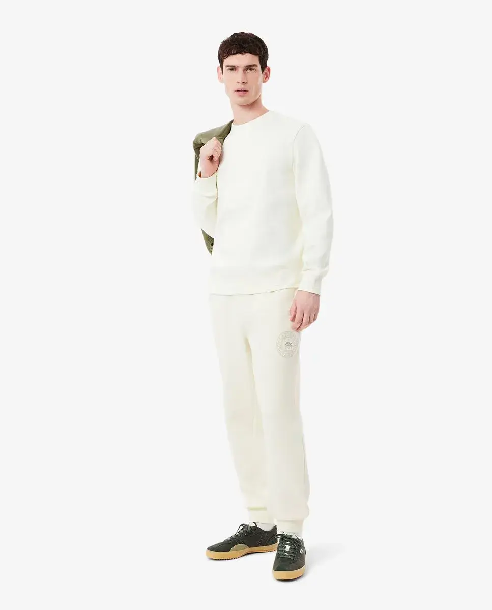 

Мужские спортивные брюки из двустороннего пике Lacoste, белый