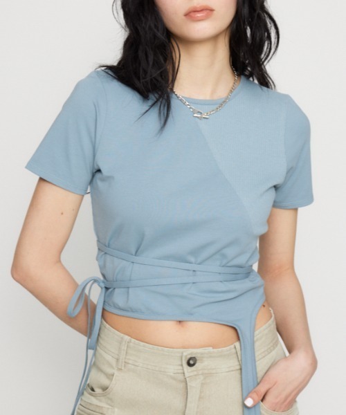 

Футболка, крой оверсайз, бренд Lagua Gem, светло-голубой