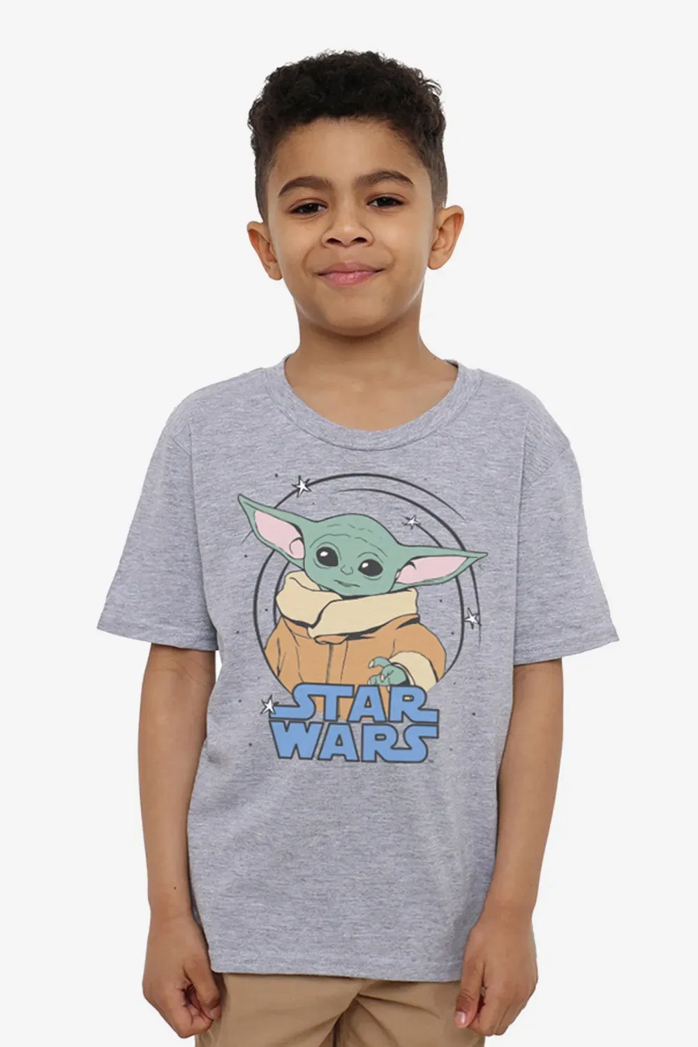 Футболка с Грогу Star Wars, серый