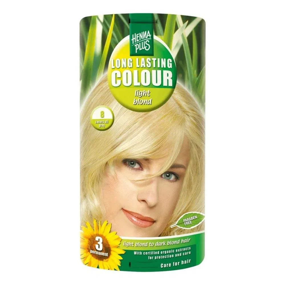 Краска для волос HENNAPLUS Long Lasting, светло-русый 8, 100 мл Hennaplus