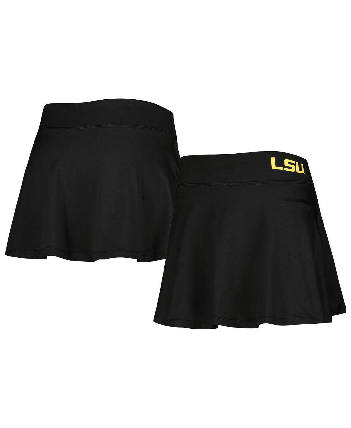 

Женская черная струящаяся юбка LSU Tigers ZooZatz, черный