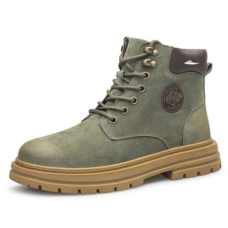 

Kuding Зеленые утепленные ботинки Short Martin Unisex, цвет Green Insulated Shoes