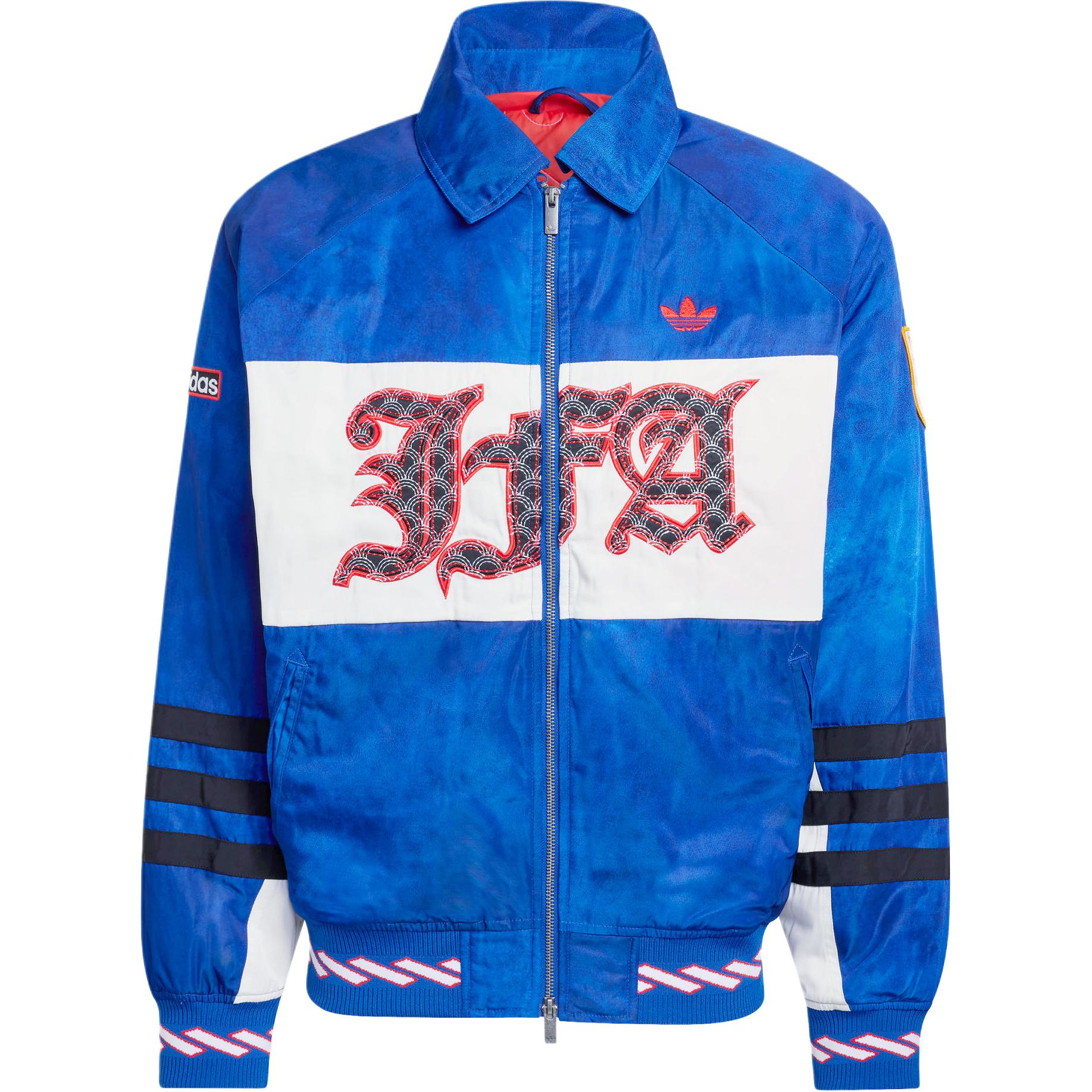 

Мужская пуховая куртка сборной Японии по футболу сезона осень-зима 2026, Чемпионат мира по футболу Adidas Originals, true синий/айвори/оранжевый