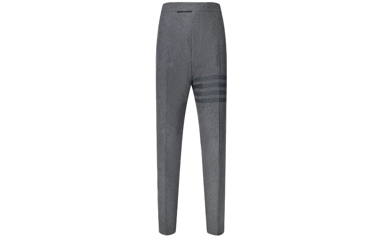 

Фланелевые брюки Tonal 4 Bar THOM BROWNE, серый