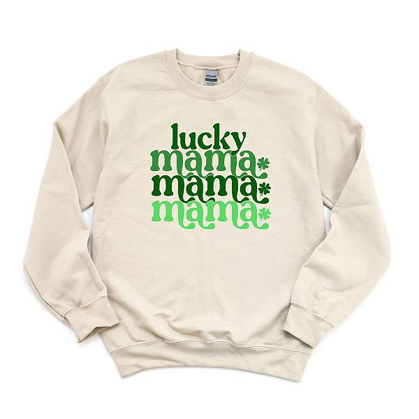 

Свитшот Lucky Mama Clovers Stacked Simply Sage Market, Dust, Зеленый, Свитшот Lucky Mama Clovers Stacked Simply Sage Market, Dust