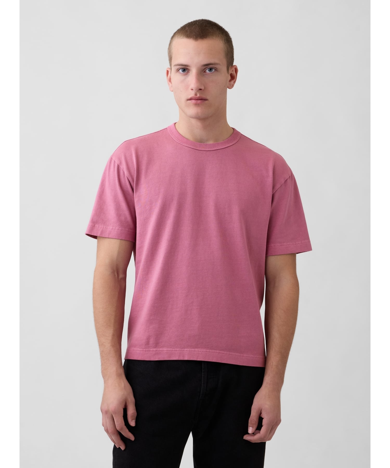 (U) Плотная укороченная футболка GAP, PAINTED_ROSE