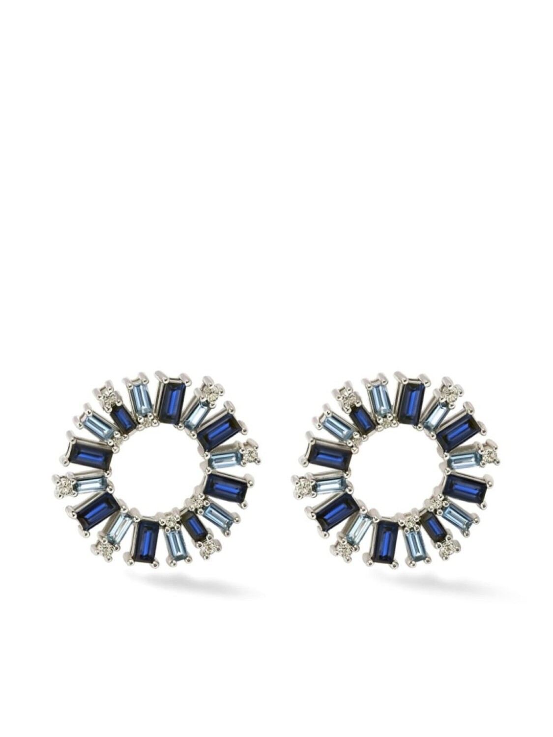 

Серебряные серьги Blue Dahlia с сапфирами Lark & Berry, серебряный