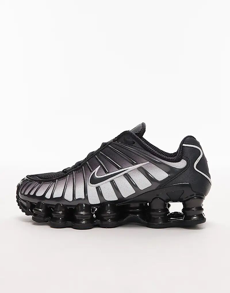 Кроссовки Nike Shox TL черного и белого цветов — фото 2