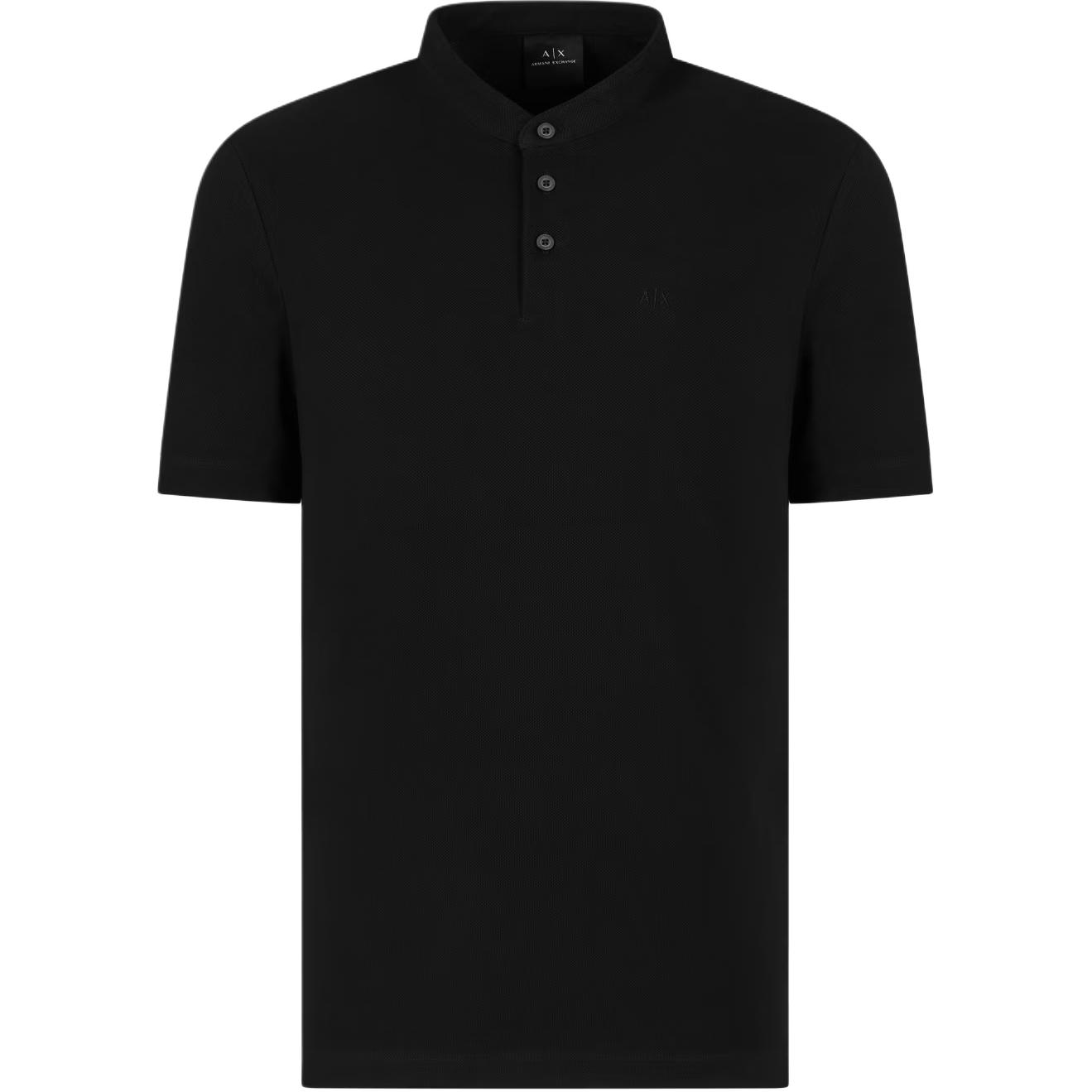 

Поло AE мужское черное ARMANI EXCHANGE, черный