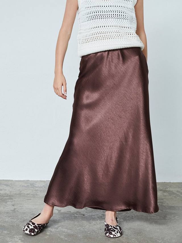 

Gewo Satin Midi юбка Sisters Point, Brown