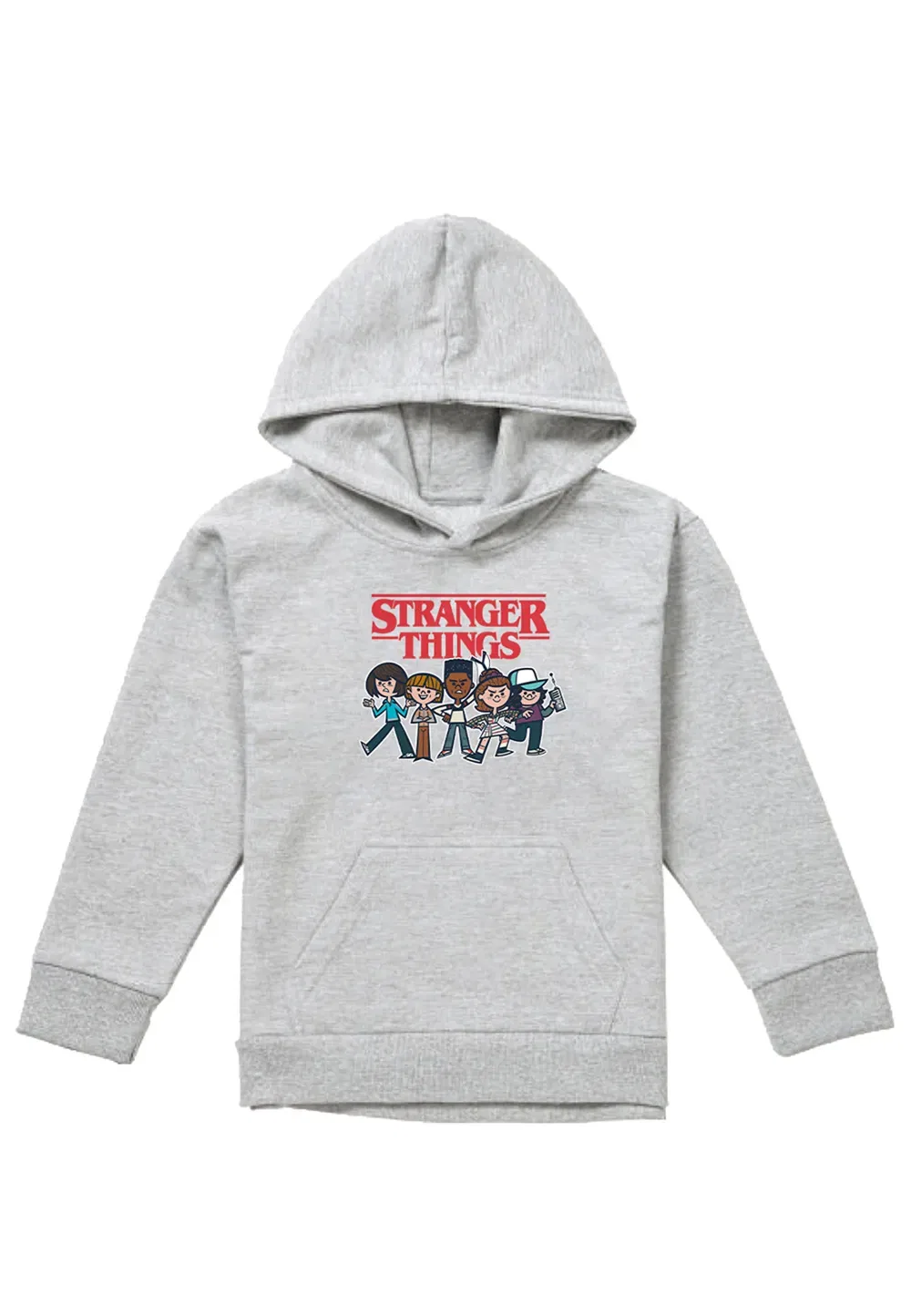Детская худи Stranger Things Athletic Heather, серый — фото 4