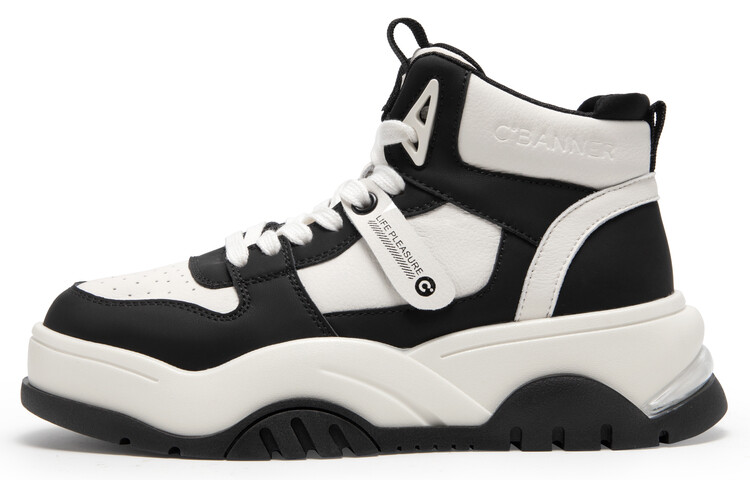 

Кроссовки C°BANNER Skateboarding Shoes Women's High-top, бежевый