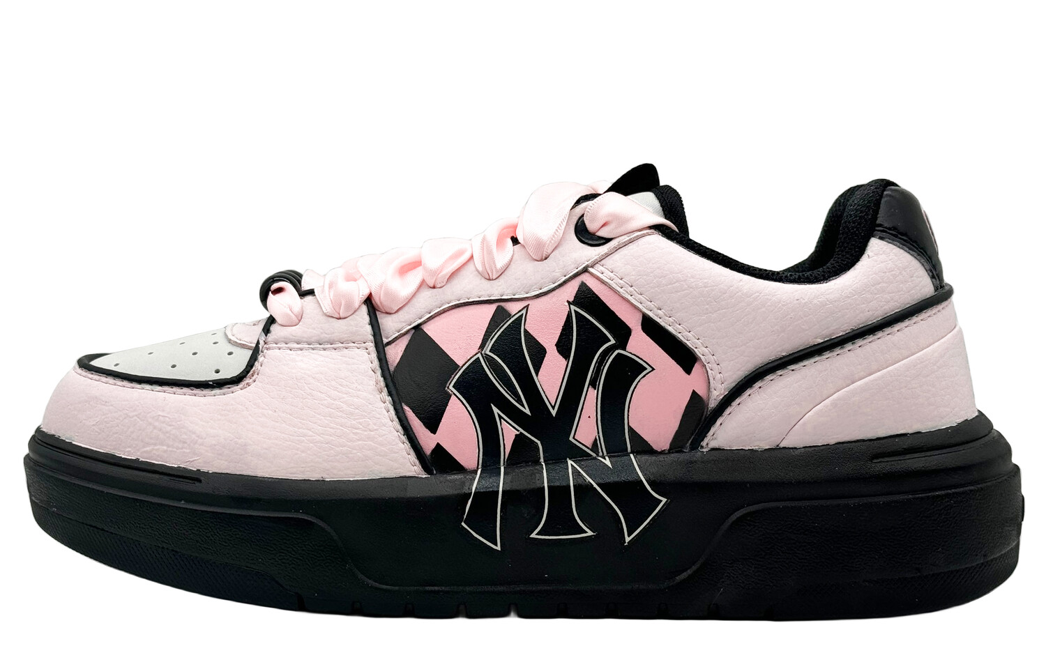 

Кроссовки MLB Chunky Liner Skateboarding Shoes Unisex Low-top Powder, розовый