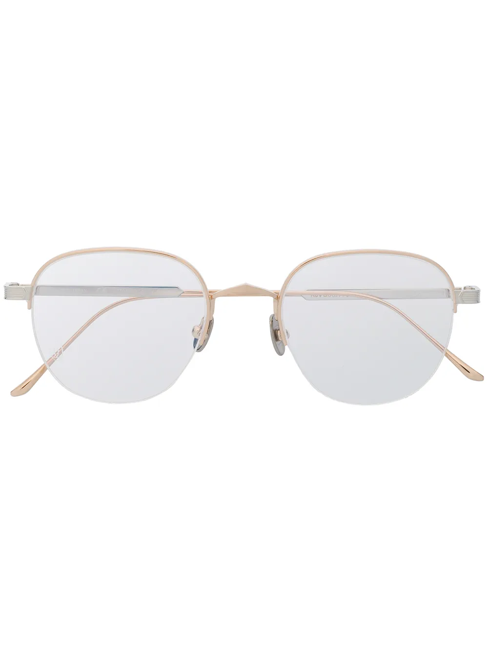

Очки в овальной оправе Cartier Eyewear, золотой