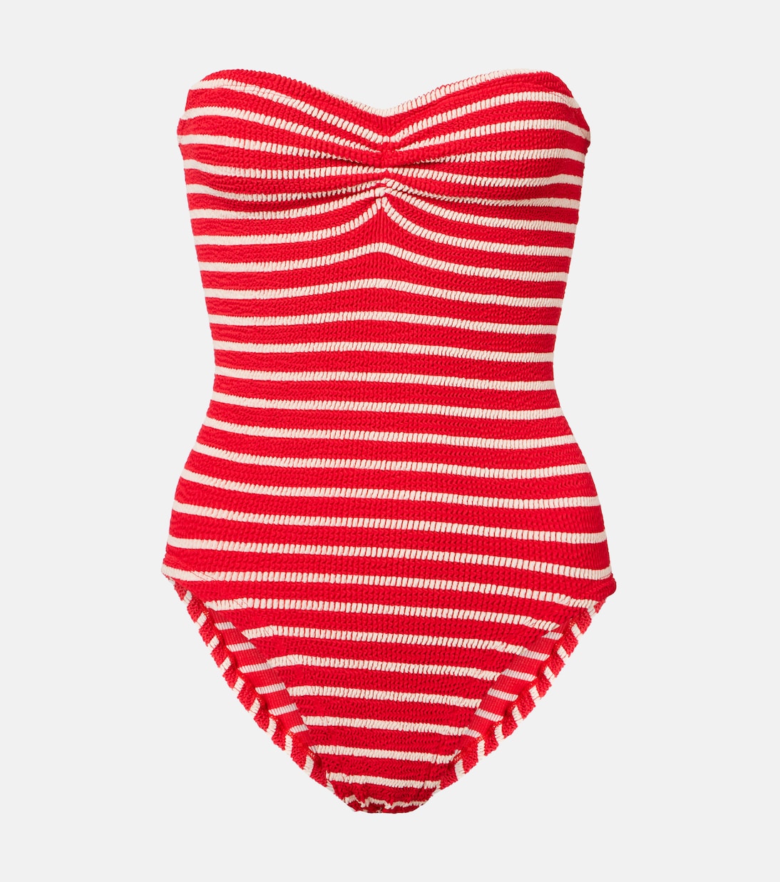 

Купальник Brooke в полоску Hunza G, Red/White