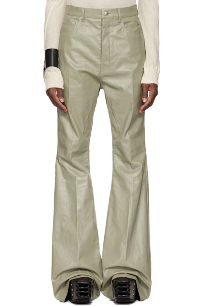 

Зеленые джинсы Hollywood Bolan Bootcut Rick Owens