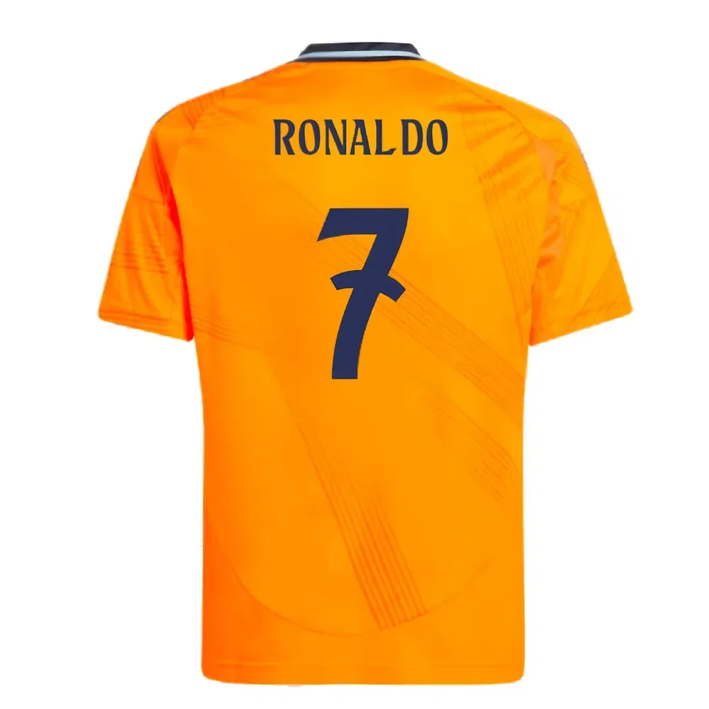 Футбольная футболка Real Madrid Kids Away Ronaldo 7, оранжевый — фото 2