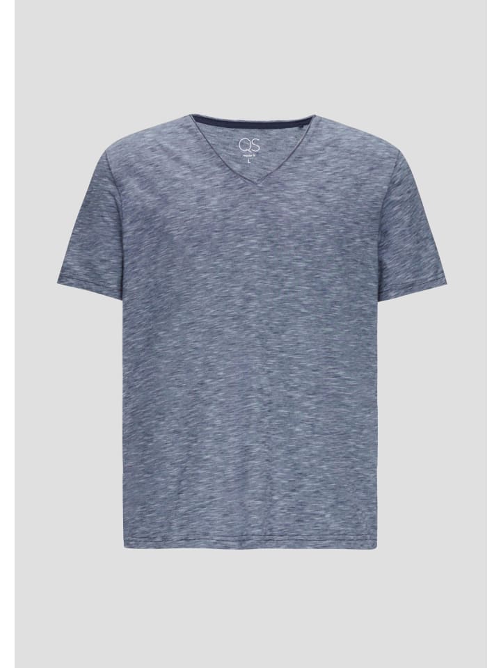 

QS Футболка 58W0 темно-синего цвета, Синий, QS Футболка 58W0 темно-синего цвета