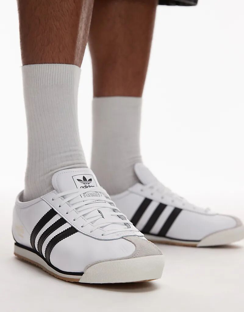 Кроссовки adidas Originals Italia белого и черного цветов — фото 4