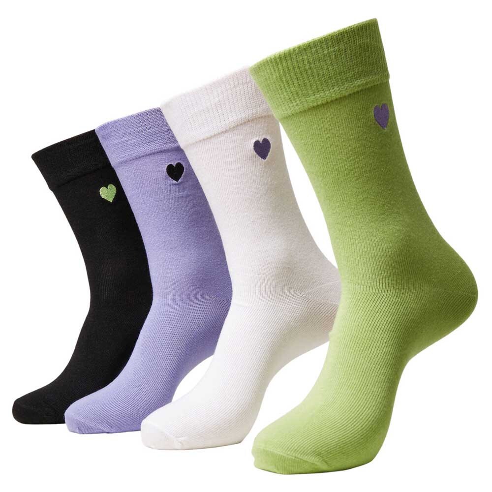 

Носки Urban Classics Heart 4 шт, разноцветный