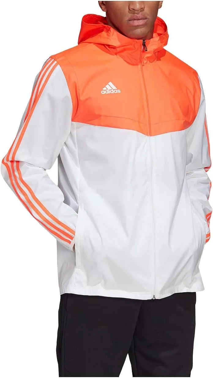 Мужская ветровка Adidas Alphaskin Tiro, белый/красный