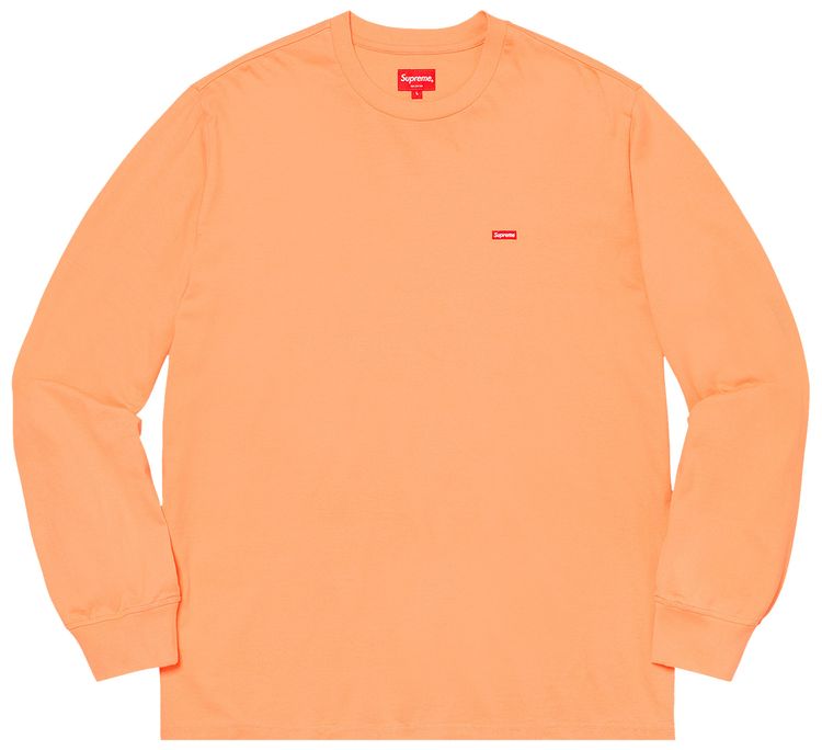 

Футболка Supreme Small Box Long-Sleeve Tee 'Peach', розовый