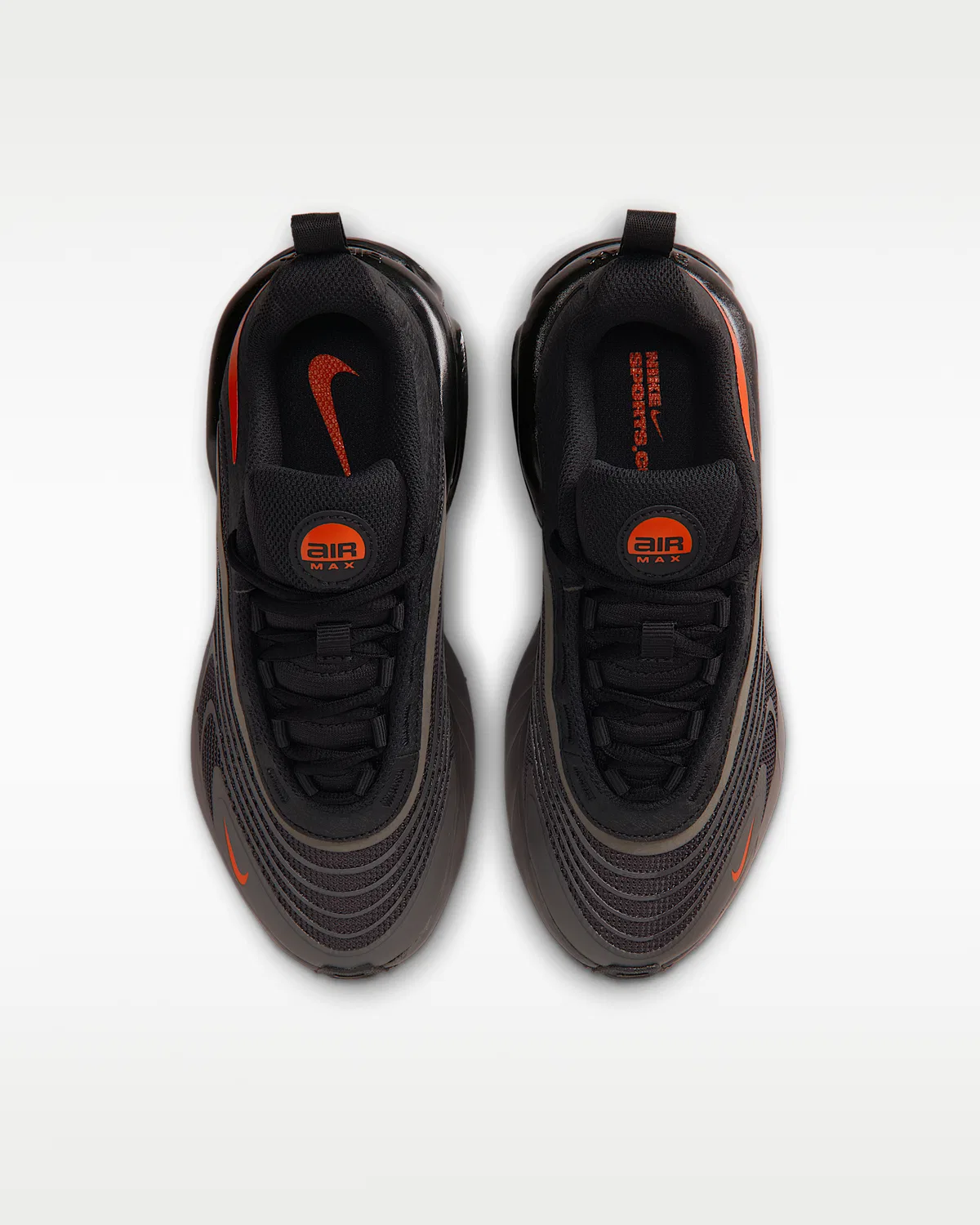 Кроссовки Nike Air Max Fire для детей старшего возраста, Medium Ash/Black/Team Orange — фото 4
