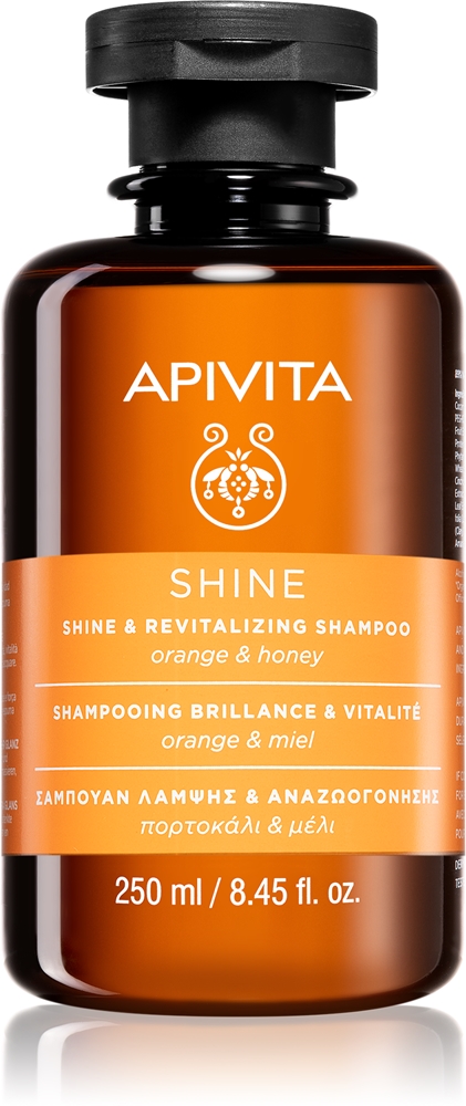 

Шампунь для восстановления блеска, укрепляет и придает блеск волосам Apivita, 250 мл