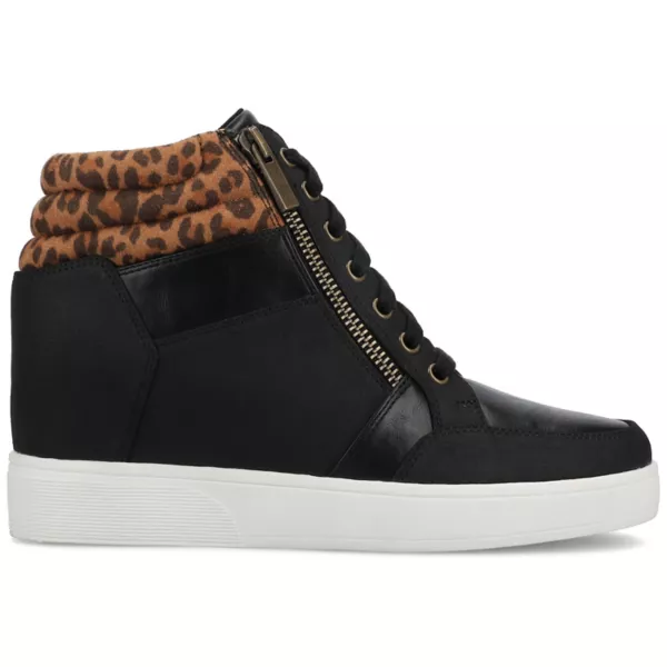 Женские удобные кеды-клин Clarity Journee, цвет leopard camel — фото 2