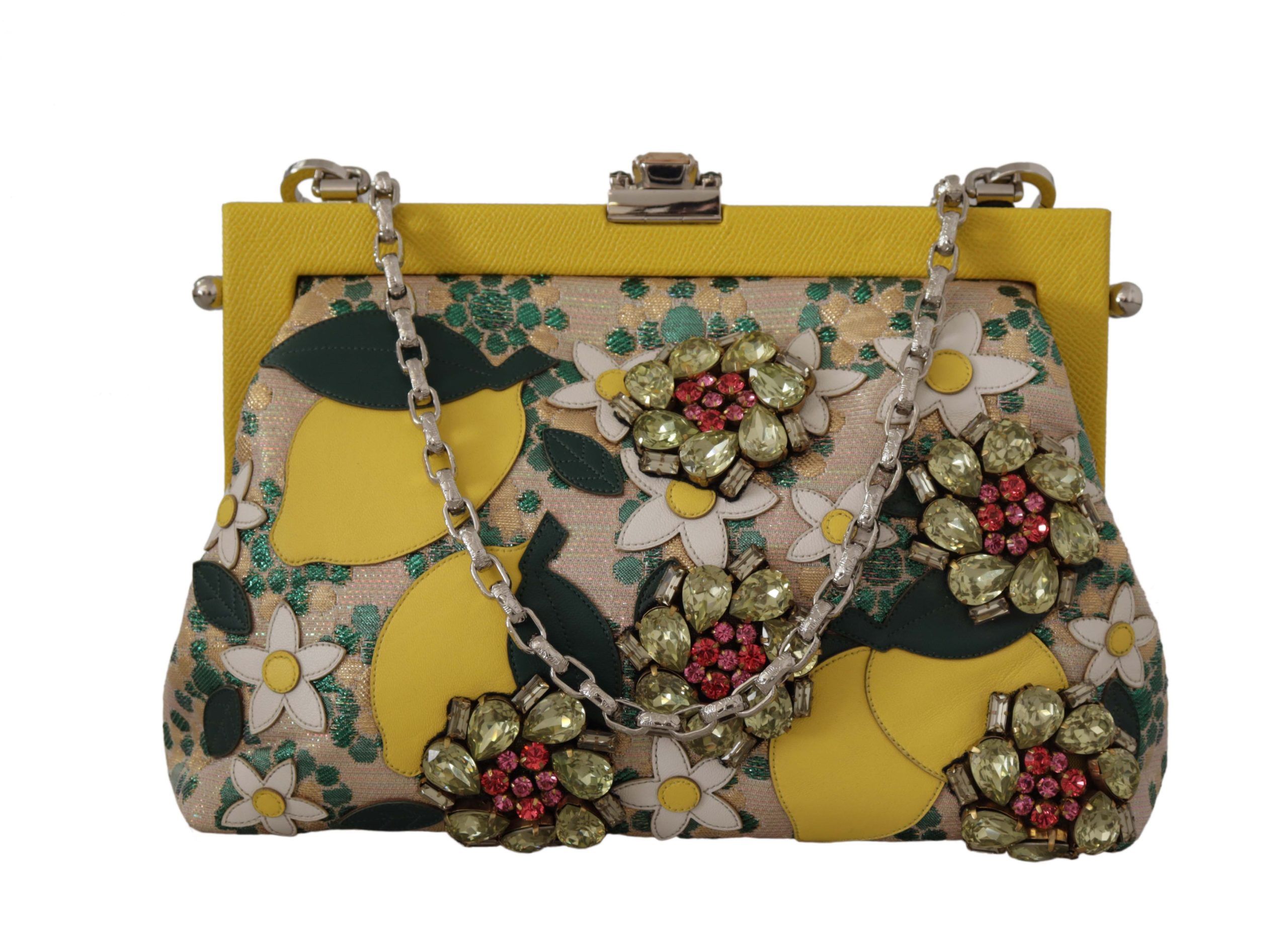 

Вечерняя сумочка, украшенная разноцветными кристаллами Dolce & Gabbana