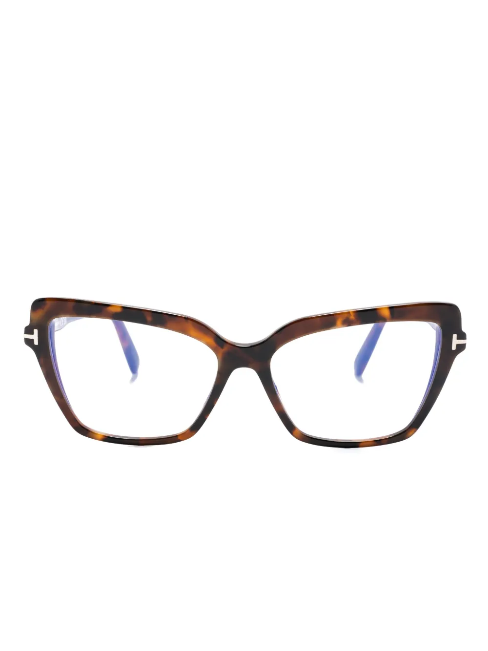 

Очки в оправе 'кошачий глаз' TOM FORD Eyewear, коричневый