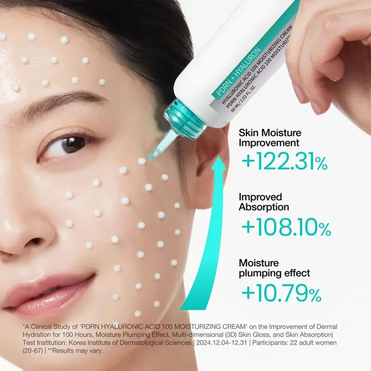 Крем для лица Neksong — Увлажняющий PDRN Hyaluronic Acid , 1 Items — фото 4